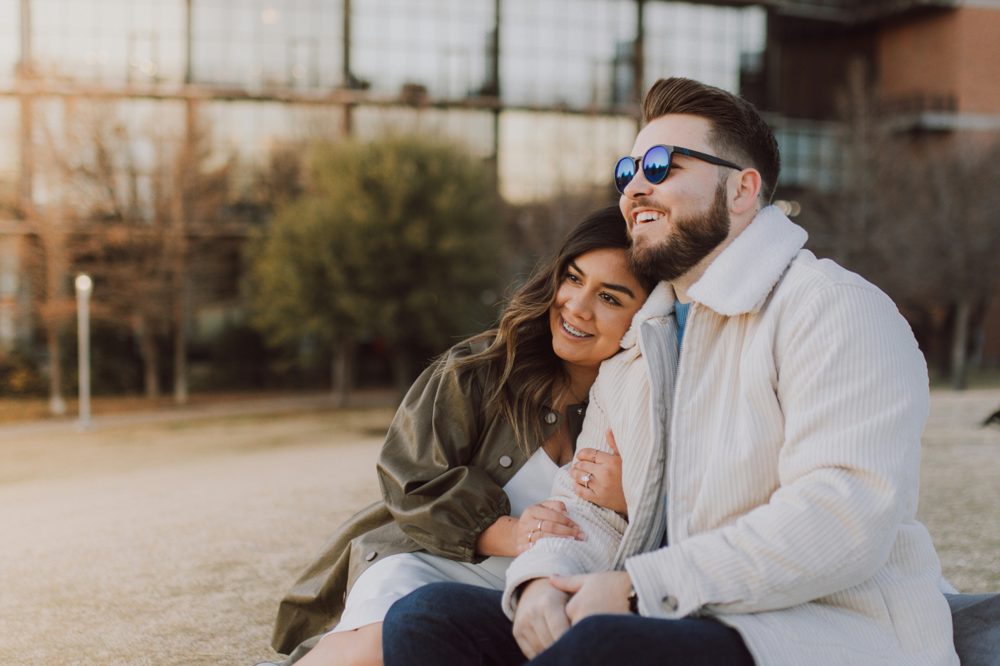 Couple relaxing